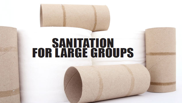 Sanitation for Large groups title image